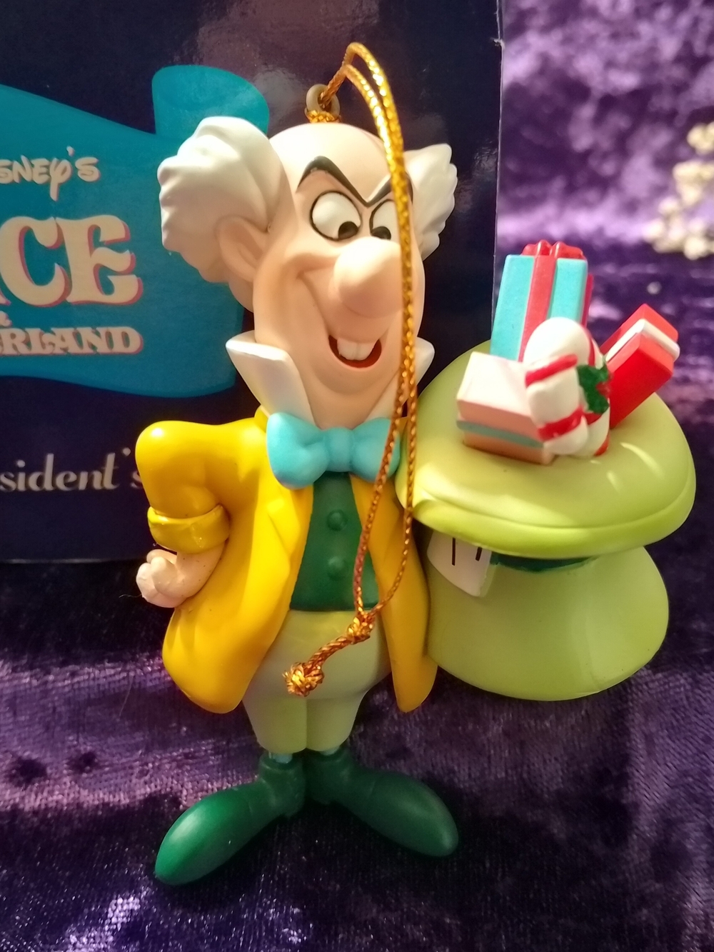 Disney's Alice In Wonderland, Mad Hatter Christmas Ornament